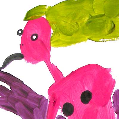 Honey, I want ask you more about (Peter Dzogaba, acrylic colours on paper, 2011)