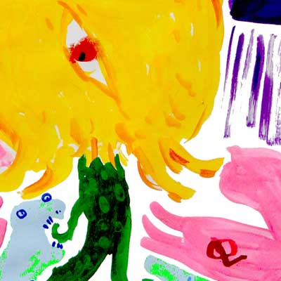 This rain is not for you (Peter Dzogaba, acrylic colours on paper, 2014)